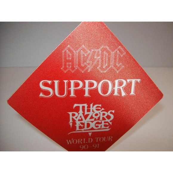 AC/DC Backstage Pass Razors Edge Tour Original 1991 Gift For Dad Hard Rock Fans - Picture 2 of 2
